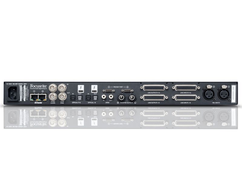 Focusrite RED 16LINE | 64 I/O Thunderbolt-lydkort m/Dante og Dig