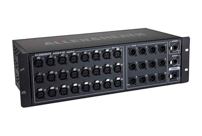 Hovedbilde A&H AR2412 AudioRack for Qu & GLD mixers: 24 ...